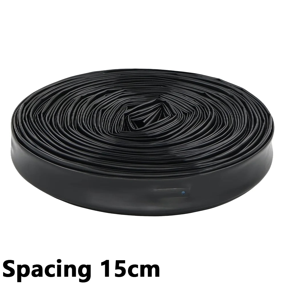 Black bicycle handlebar tape with 'Spacing 15cm' text on a white background