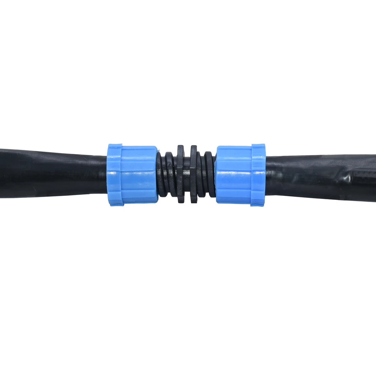 20PCS 5/8 inch Drip Tape Couplings for Irrigation 16mm Hose Repair 2-Way Quick Connector Thread Lock Extension Joint