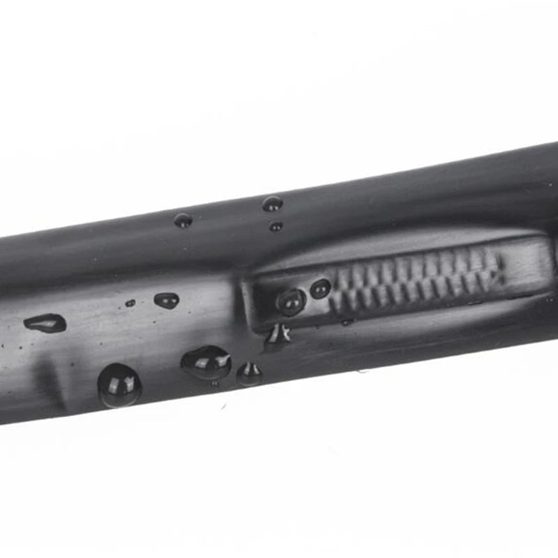 Black rifle stock on a white background