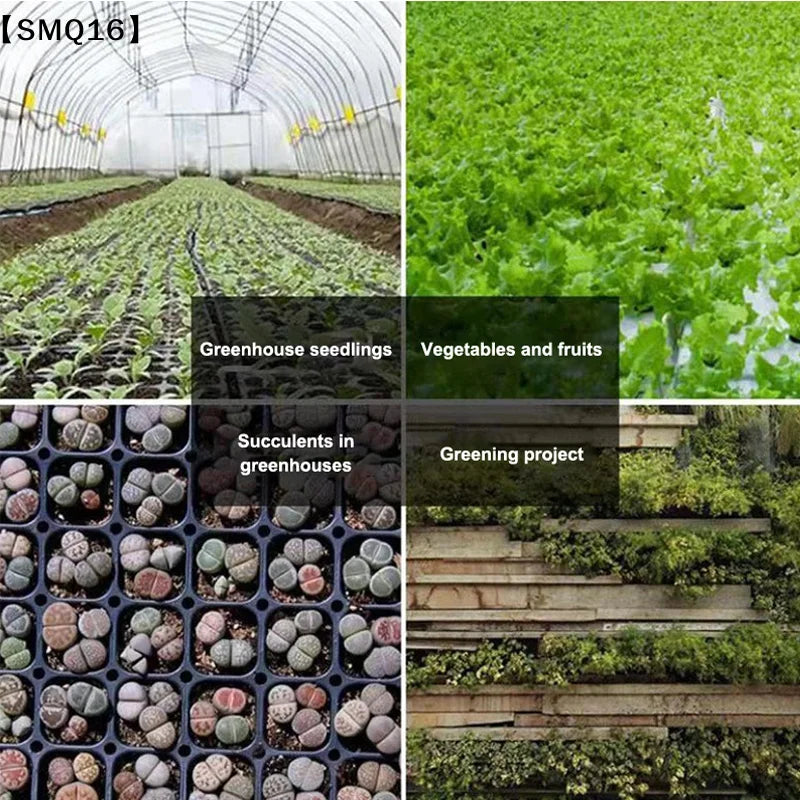 10Pcs Seedling Trays Plastic Gardening Germination Trays Black Seedling Container Garden Supplies For Vegetable Flower【SMQ】