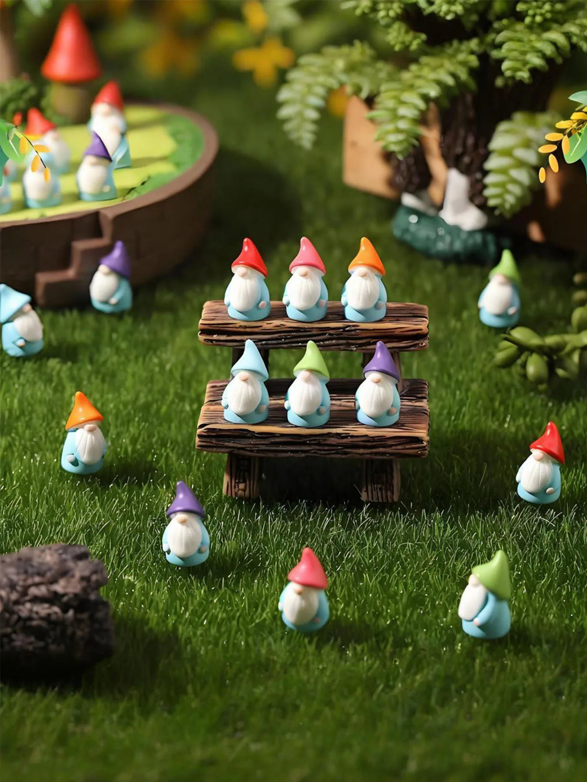 Mini Resin Gnome Figurines – Bulk Pack (10, 20, 50 or 100pcs)