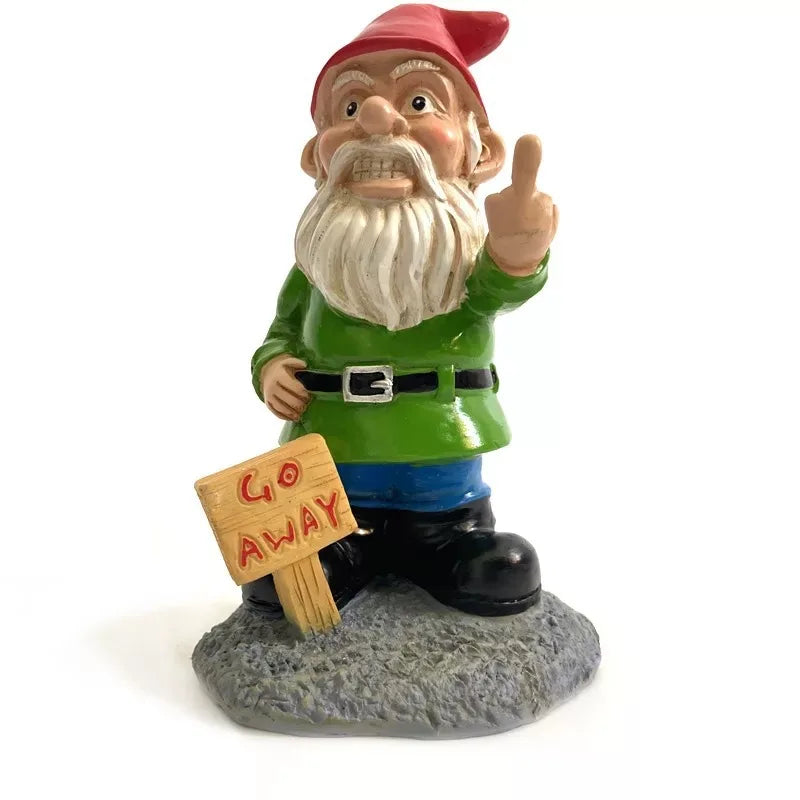 Funny Garden Gnome Statue