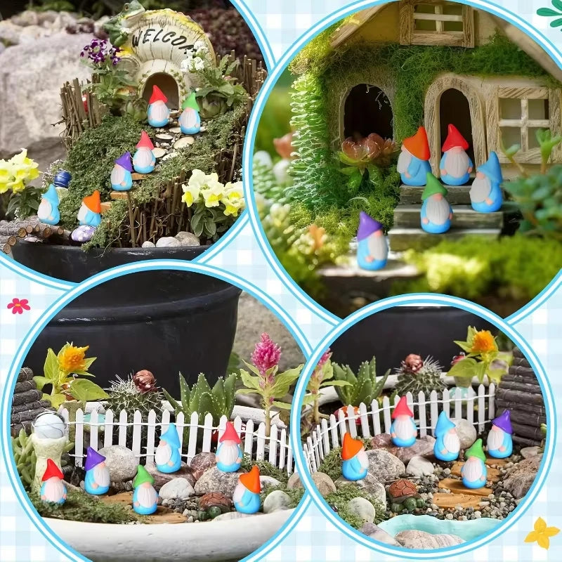 Mini Resin Gnome Figurines – Bulk Pack (10, 20, 50 or 100pcs)