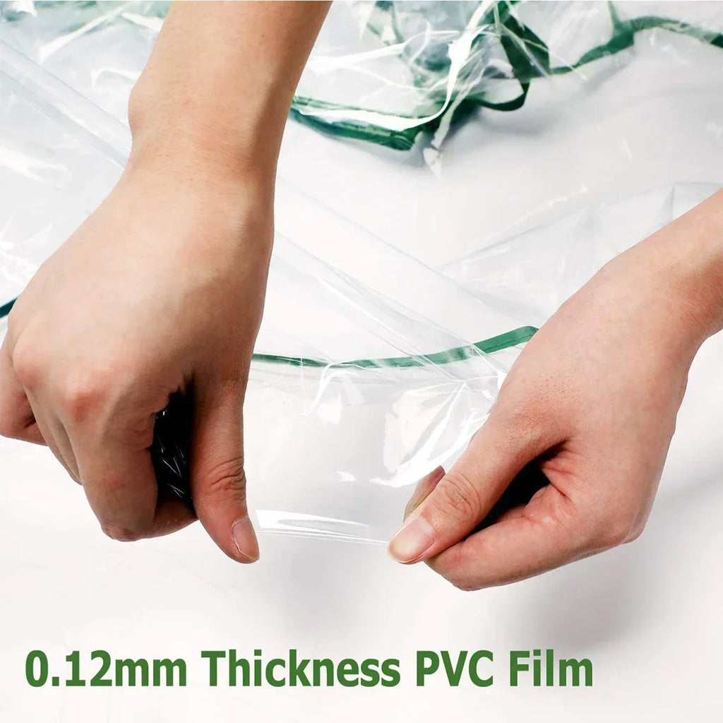 PVC Plastic Mini Greenhouse Tiered Growbag Grow House with Cover Five Floor Green Garden Greenhouse Outdoor for Household