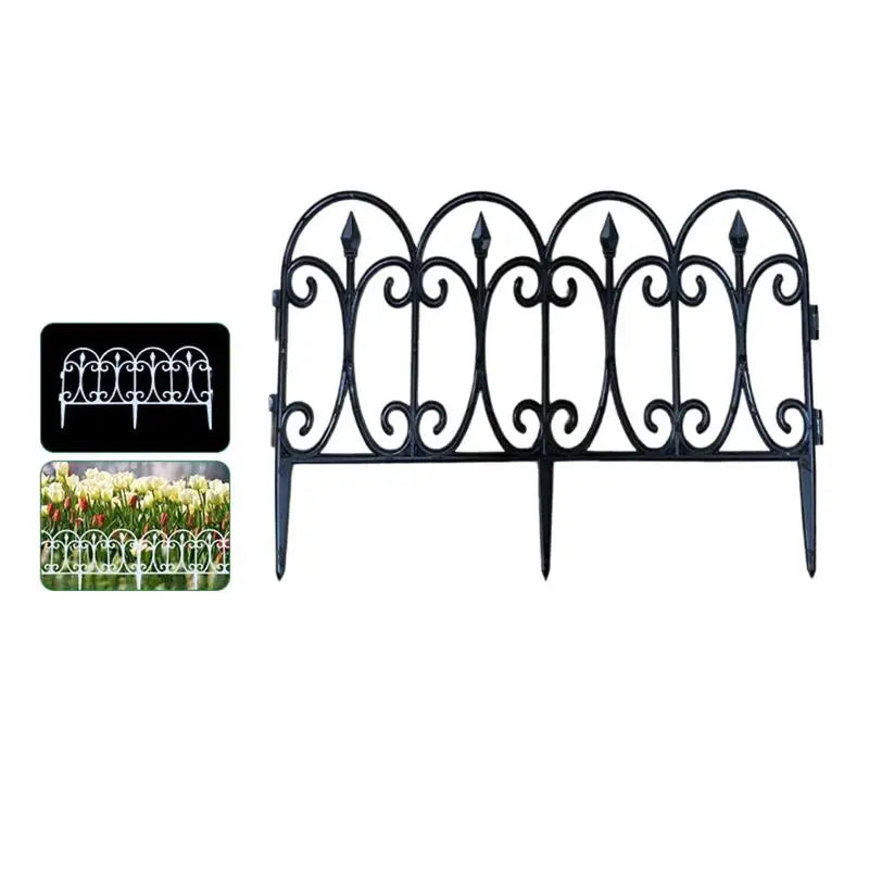 Decorative Garden Border Fence – European Arch Style