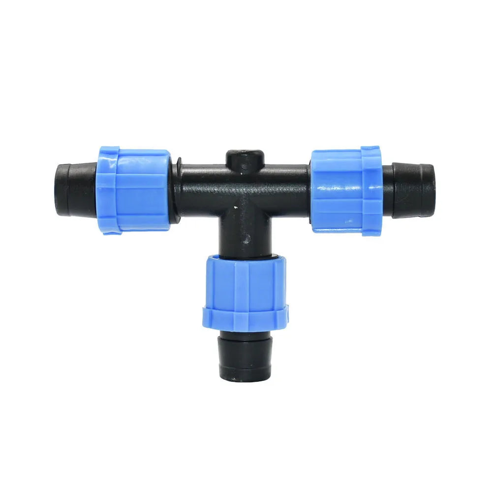 16mm Drip Tape Connectors – Tee, Elbow, End Cap & More (5/8")