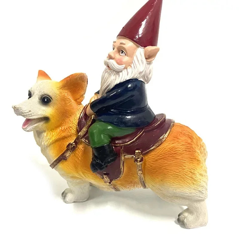 Funny Garden Gnome Statue