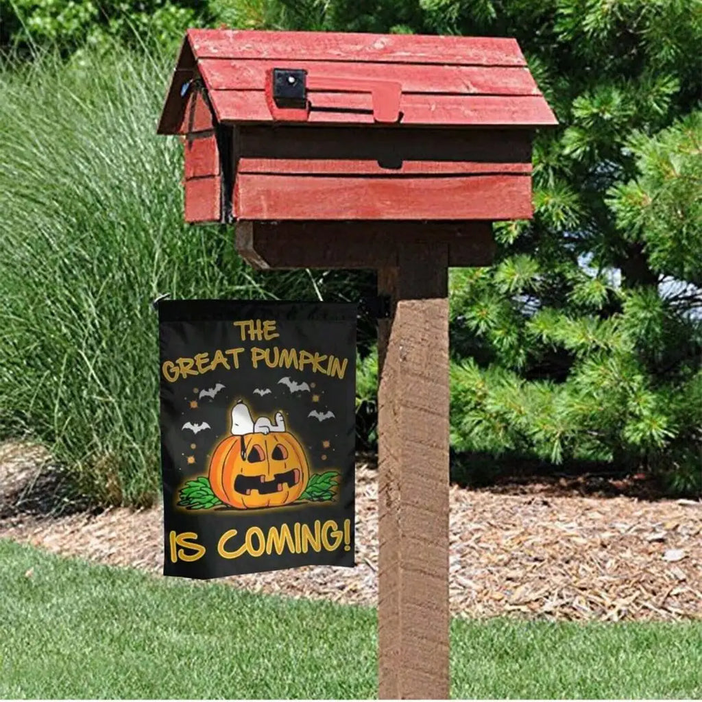 Halloween Garden Flag – Double-Sided Pumpkin & Ghost