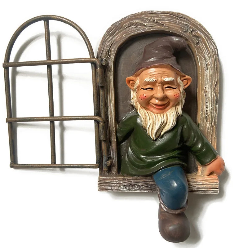 Funny Garden Gnome Statue