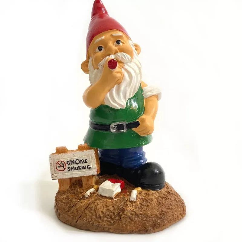 Funny Garden Gnome Statue