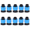 10PCS 16mm Drip Irrigation Tape End Plug Pipe Fitting Connectors Thread Lock