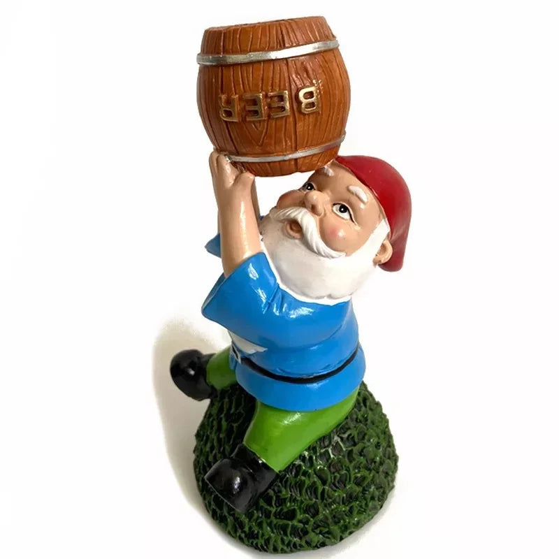 Funny Garden Gnome Statue