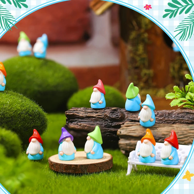 Mini Resin Gnome Figurines – Bulk Pack (10, 20, 50 or 100pcs)