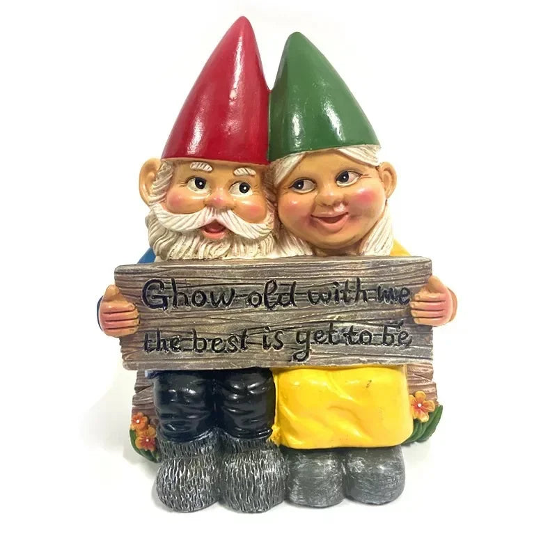 Funny Garden Gnome Statue