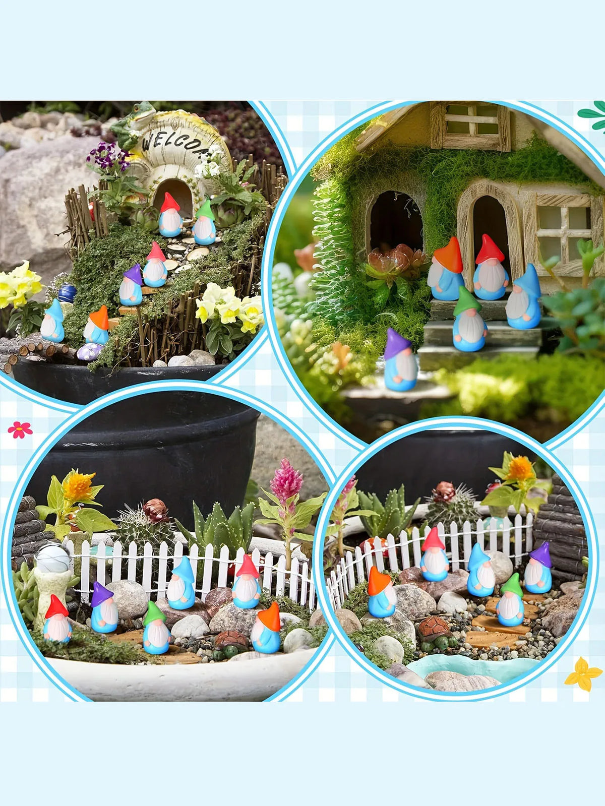 Mini Resin Gnome Figurines – Bulk Pack (10, 20, 50 or 100pcs)